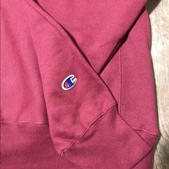 Champion New burgundy red reverse weave hoodie - Picture 3 of 8